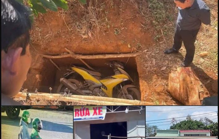 Vụ cư.ớ.p ng.ân hàng ở Gia Lai: Phát hiện xe máy bị chôn gần khu công nghiệp!