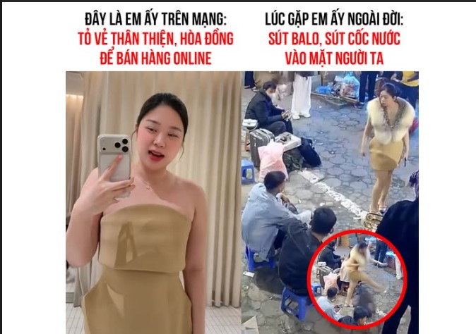 Cư dân mạng sau đó đã tr/ uy tìm danh tính chị gái này thì biết được chị là một người chuyên bán đồ ăn online, có lượt theo dõi khá cao.