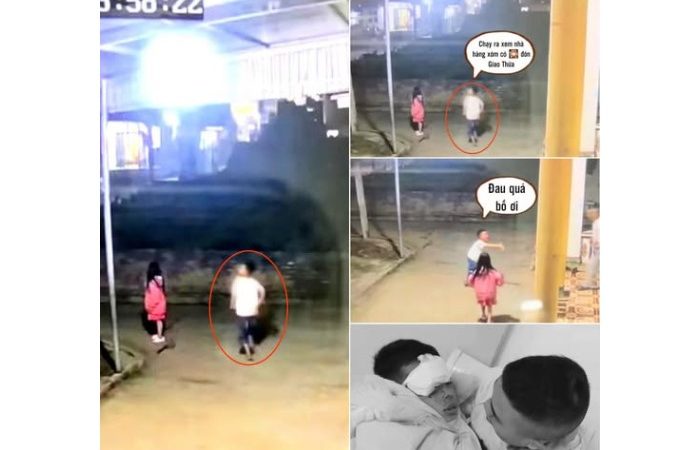 Thương quá, chau’ be’ chạy ra xem 🎆🎇🧨 thì b! hỏnq mâ’t 1  👀, đầu năm mới mà như vậy luôn 😞