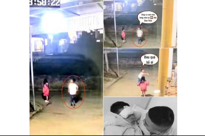 Thương quá, chau’ be’ chạy ra xem 🎆🎇🧨 thì b! hỏnq mâ’t 1  👀, đầu năm mới mà như vậy luôn 😞