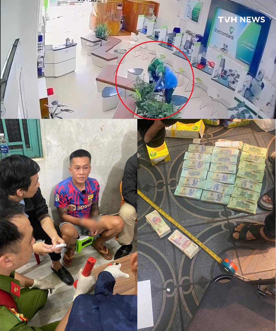 Chân dung 2 đối tượng trong vụ c.ư.ớ.p ngân hàng Vietcombank ở Gia Lai…