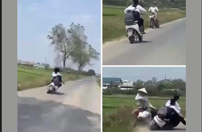 ❗️ Đùa xem mà cay thay bà cô, nhìn thấy từ xa đã phải đứng nép moẹ vào tận kịch đường rồi mà 2 thg báo k0n k tha 🤣 vid dưới cmt 👇🏻